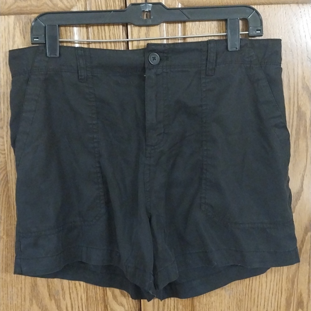 Social Standard Sanctuary NWT Women's Fortune Tencel Shorts Size Large Black